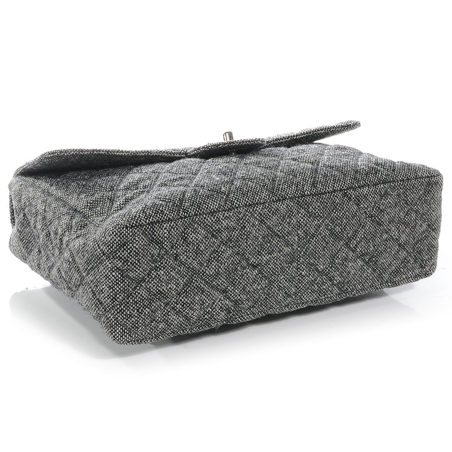 Tweed Jumbo Single Flap Grey