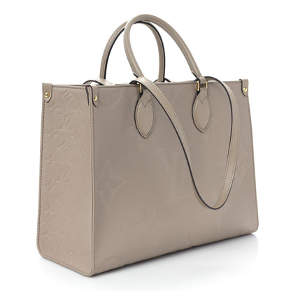 Louis Vuitton Empreinte Monogram Giant Onthego MM Tourterelle 3 of 8