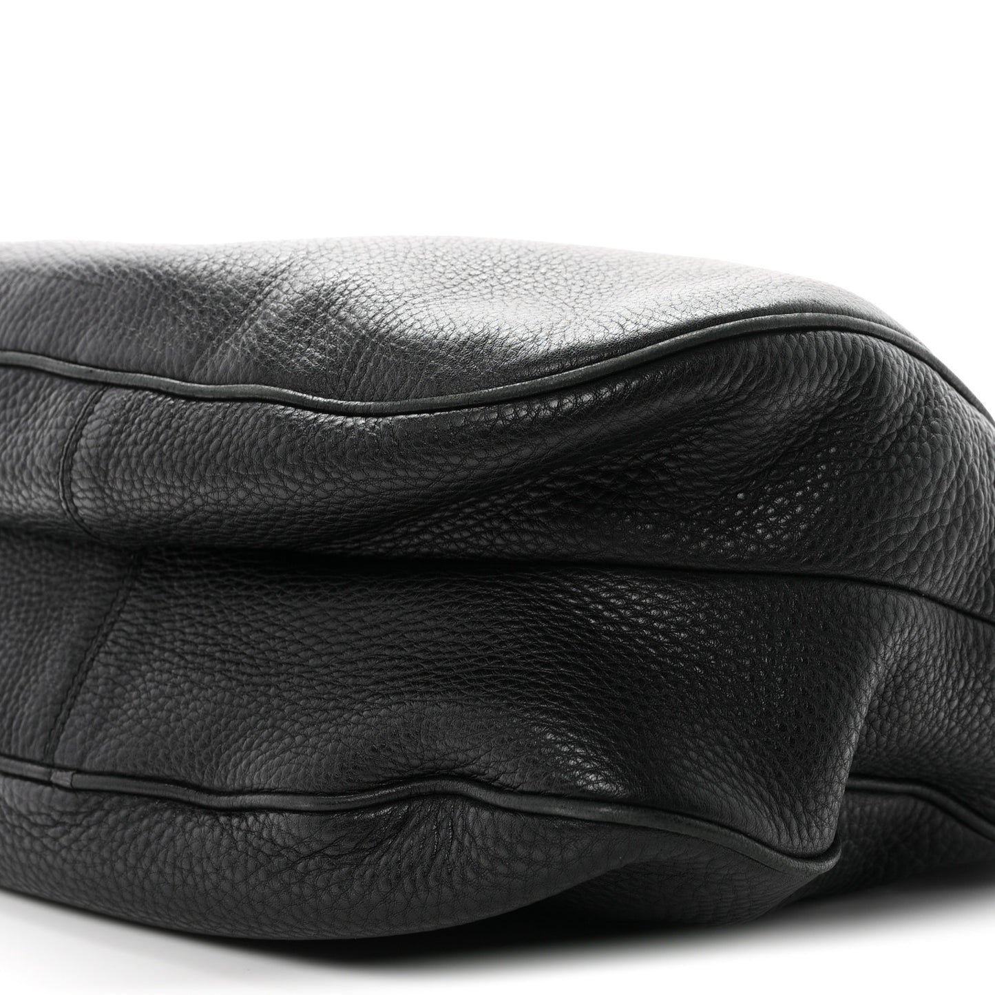 Vitello Daino Sacca Hobo Black