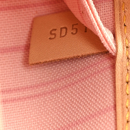 Louis Vuitton Damier Azur Neo Neverfull MM Rose Ballerine 9 of 12