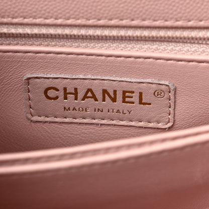 Chanel Caviar Quilted Mini Coco Handle Flap Light Pink 6 of 9