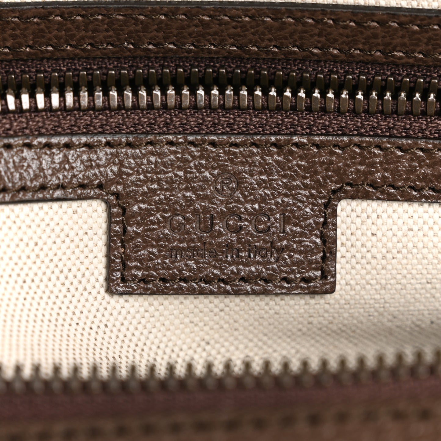 GG Supreme Monogram Textured Dollar Calfskin Web Medium Savoy Duffle Bag Beige Ebony New Acero
