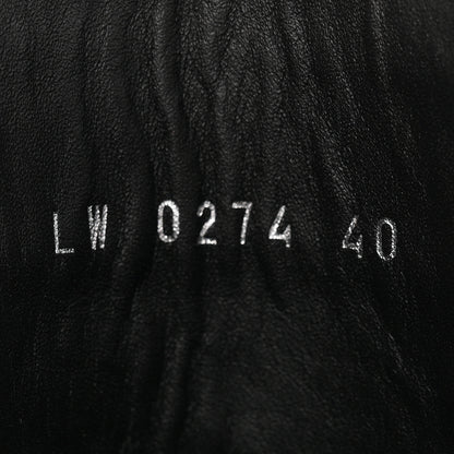 Louis Vuitton Calfskin Ranger Boots 40 Black 9 of 9