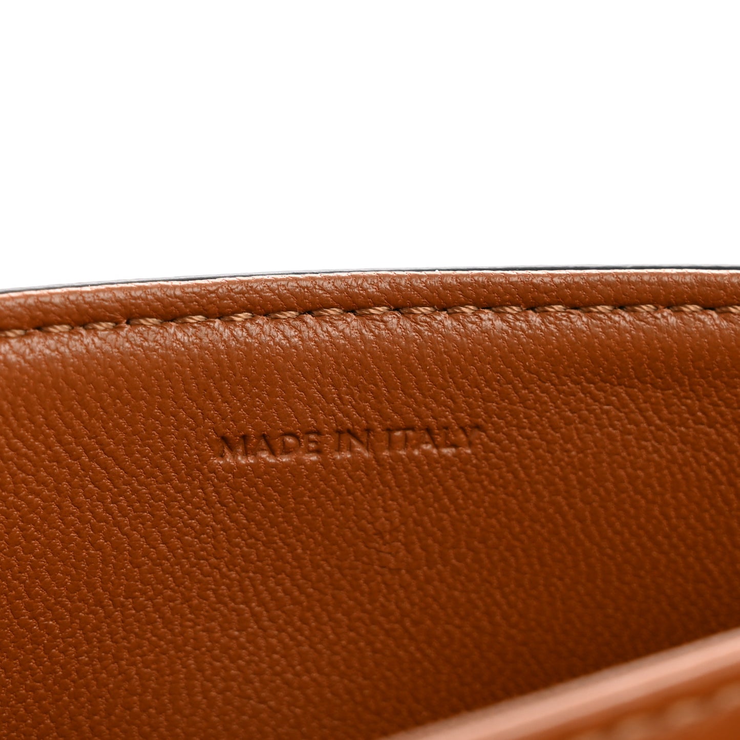 Textile Natural Calfskin Teen Triomphe White Tan