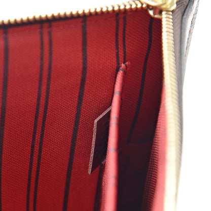 Louis Vuitton Damier Ebene Neverfull MM GM Pochette 8 of 11