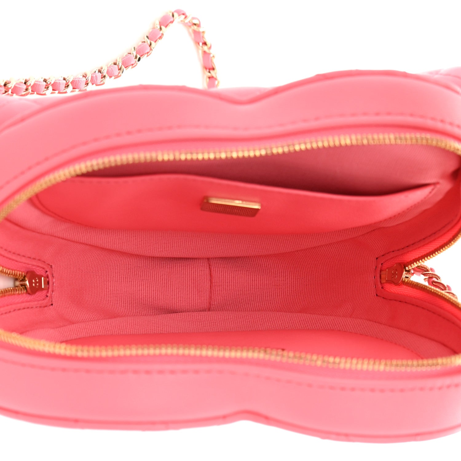 Chanel Lambskin Quilted CC In Love Heart Bag Pink 5 of 12