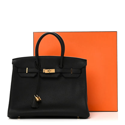 Hermes Togo Birkin 35 Black 11 of 11