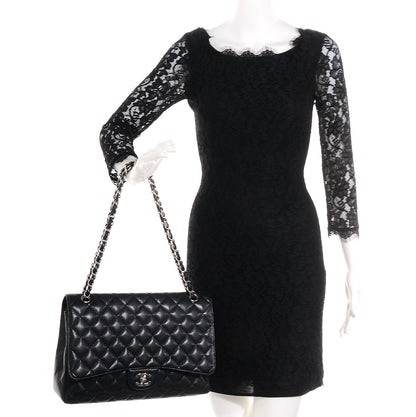 Chanel Caviar Maxi Single Flap Black 2 of 8