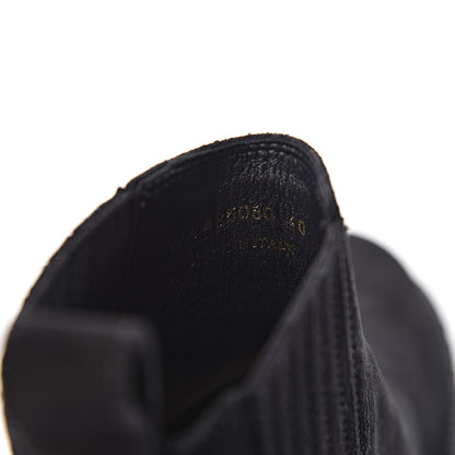 Saint Laurent Suede Mens Hugo 25 Chelsea Boots 40 Black 7 of 8