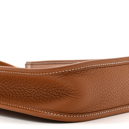 Hermes Taurillon Clemence Evelyne TPM Gold 9 of 10