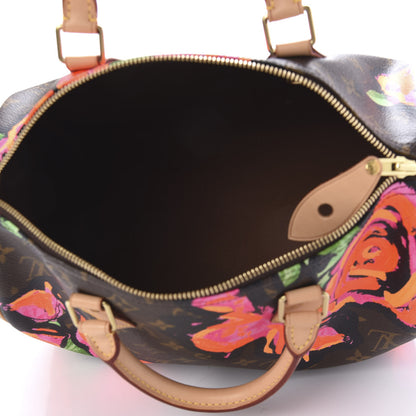 Louis Vuitton Monogram Roses Speedy 30 5 of 10