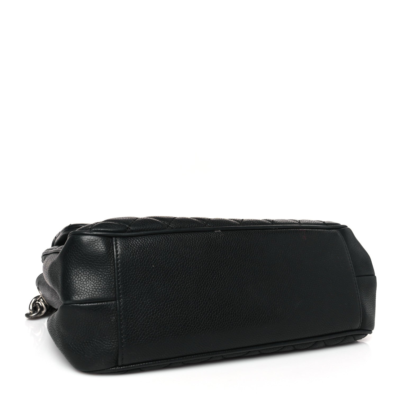 Chanel Caviar Quilted Medium Rock In Rome Single Flap Black 4 of 9