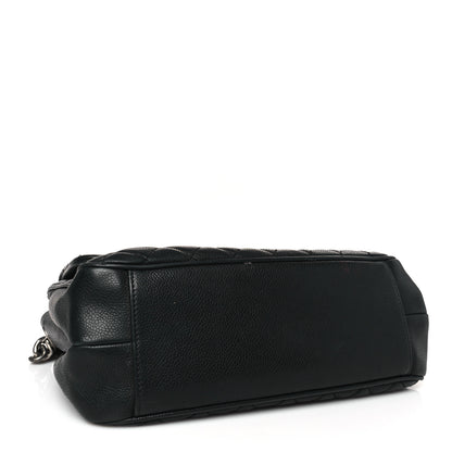 Chanel Caviar Quilted Medium Rock In Rome Single Flap Black 4 of 9