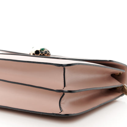 Bulgari Calfskin Serpenti Forever Shoulder Bag Light Pink 12 of 12