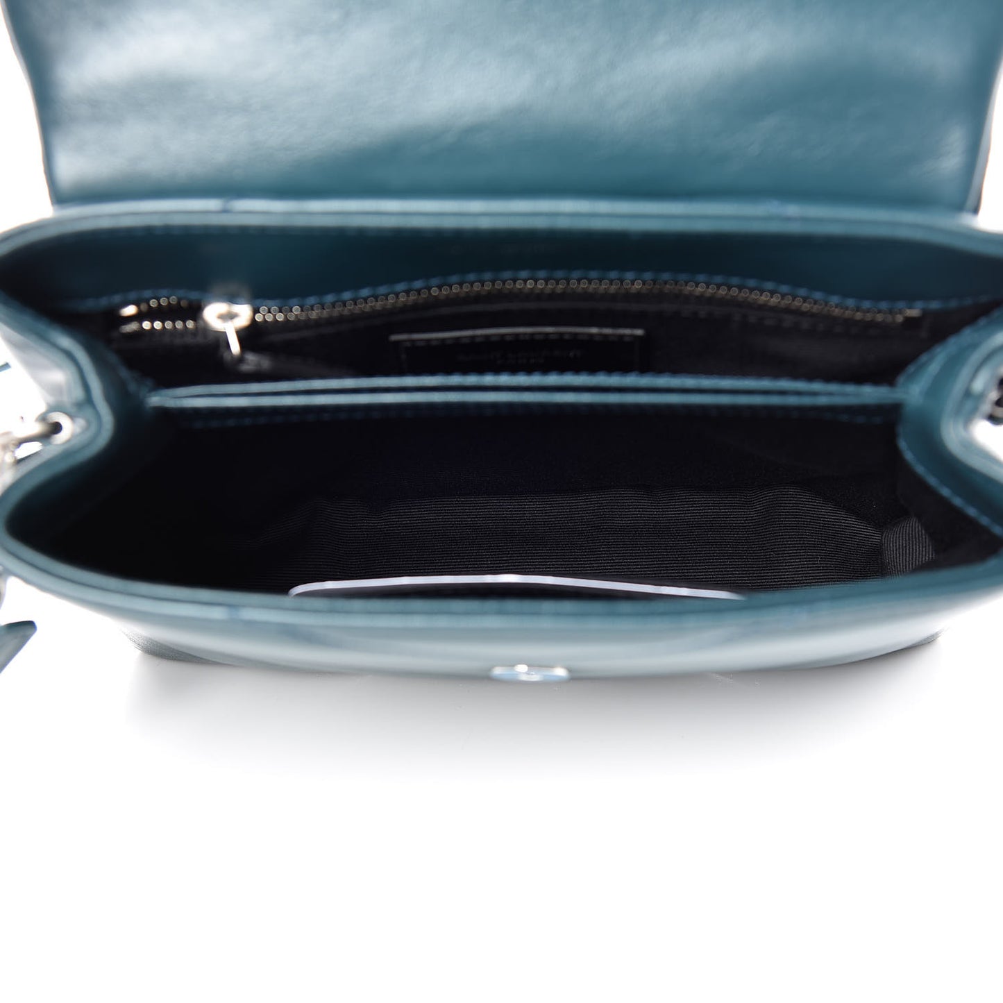 Calfskin Y Quilted Monogram Toy Loulou Satchel Dark Turquoise