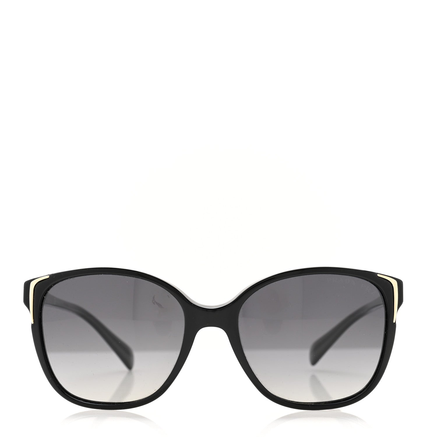 Prada Acetate Sunglasses SPR 01O Black 2 of 8
