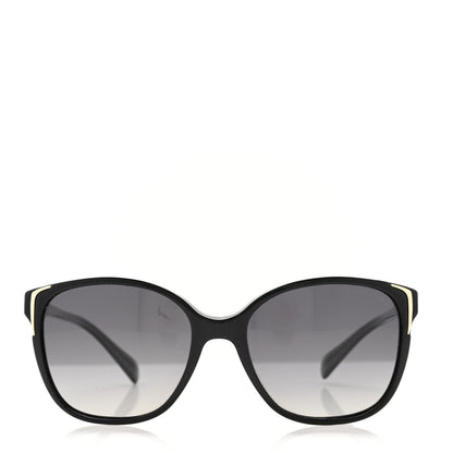Prada Acetate Sunglasses SPR 01O Black 2 of 8