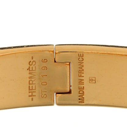 Hermes Enamel Narrow Clic Clac H Bracelet GM Black 5 of 5