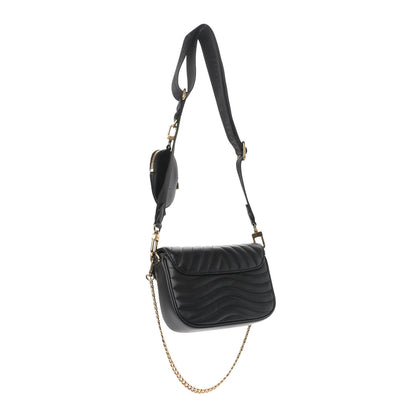 Louis Vuitton Calfskin New Wave Multi Pochette Black 3 of 10