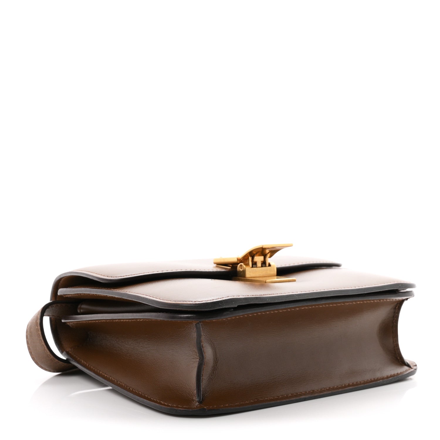 Celine Box Calfskin Teen Classic Box Flap Bag Camel 4 of 10