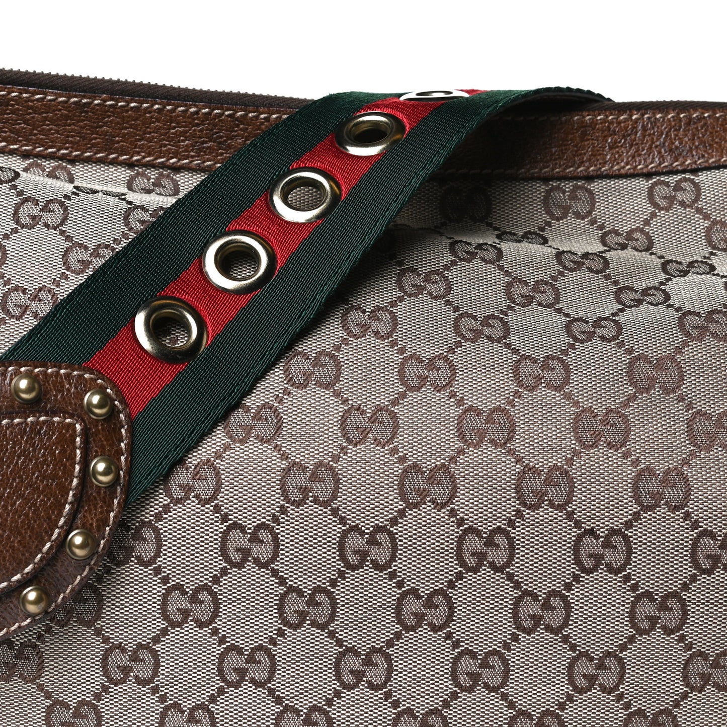 Monogram Pelham Studded Shoulder Bag Ebony