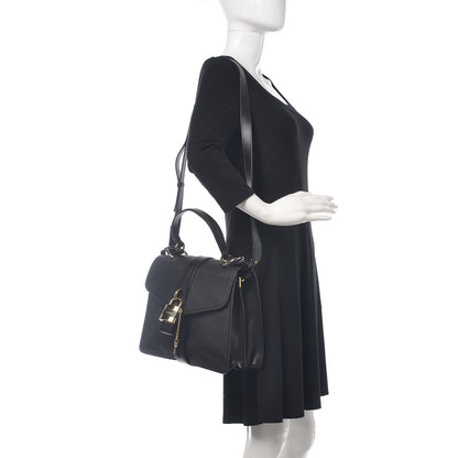 Chloe Grained Calfskin Medium Aby Day Shoulder Bag Black 2 of 10