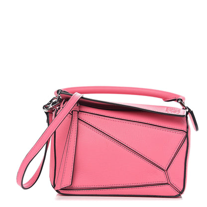Loewe Calfskin Mini Puzzle Bag Wild Rose 1 of 9