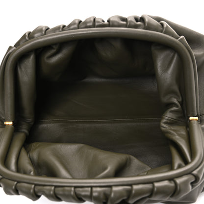 Bottega Veneta Smooth Butter Calf The Pouch Oversized Clutch Kaki Fondent 5 of 11