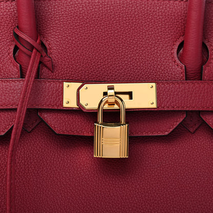Hermes Togo Birkin 30 Rouge Grenat 8 of 10