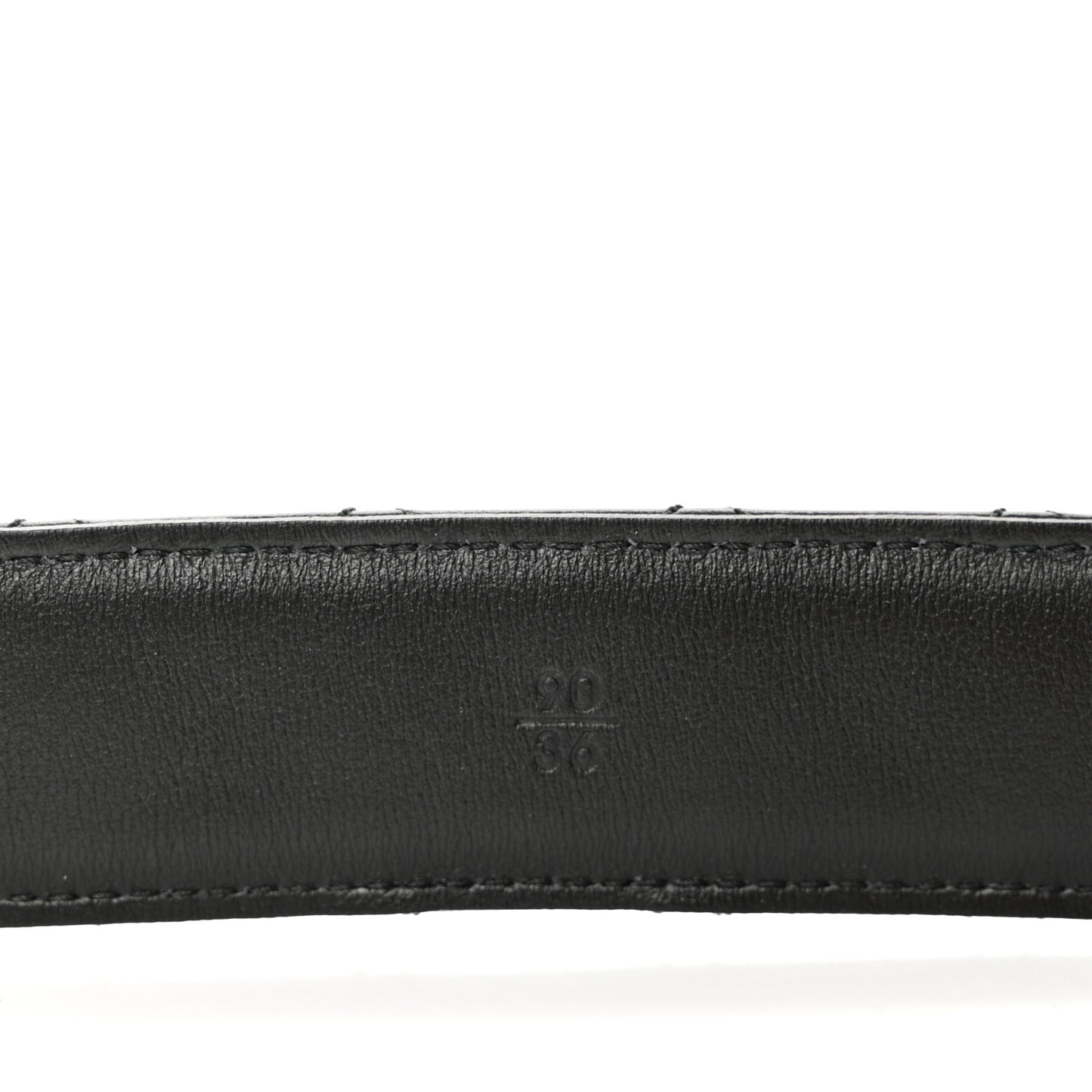 Calfskin Quilted CC Chain Belt 90 36 Black