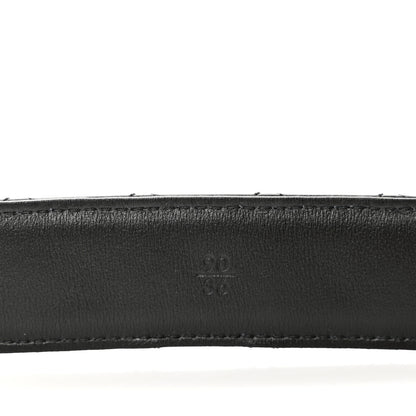Chanel Calfskin Quilted CC Chain Belt 90 36 Black 4 of 7