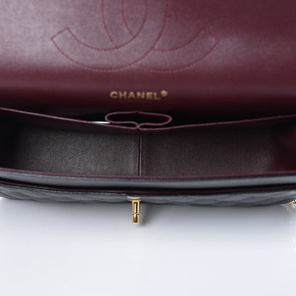 Chanel Caviar Quilted Jumbo Double Flap Black 7 of 10