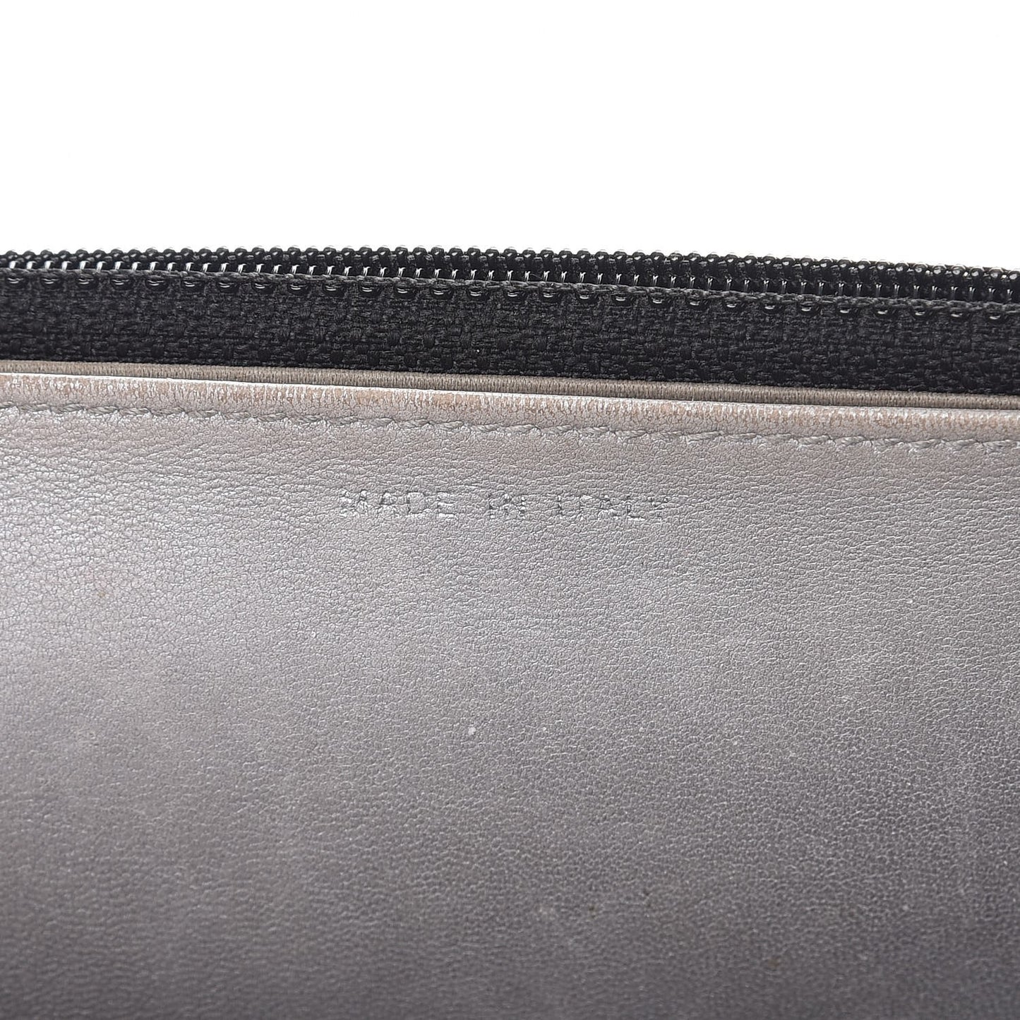 Lambskin Camellia Embossed Wallet On Chain WOC Black