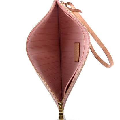 Louis Vuitton Damier Azur Neverfull MM GM Pochette Rose Ballerine 5 of 9