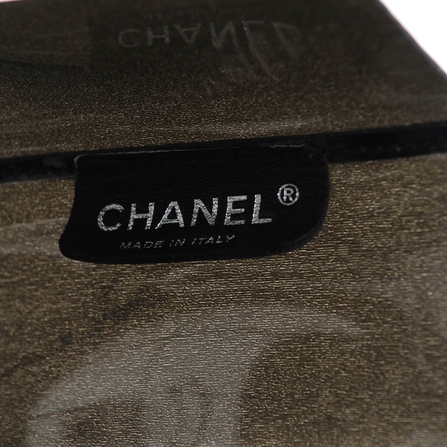 Chanel Vinyl Coco Window Tote Black 6 of 8