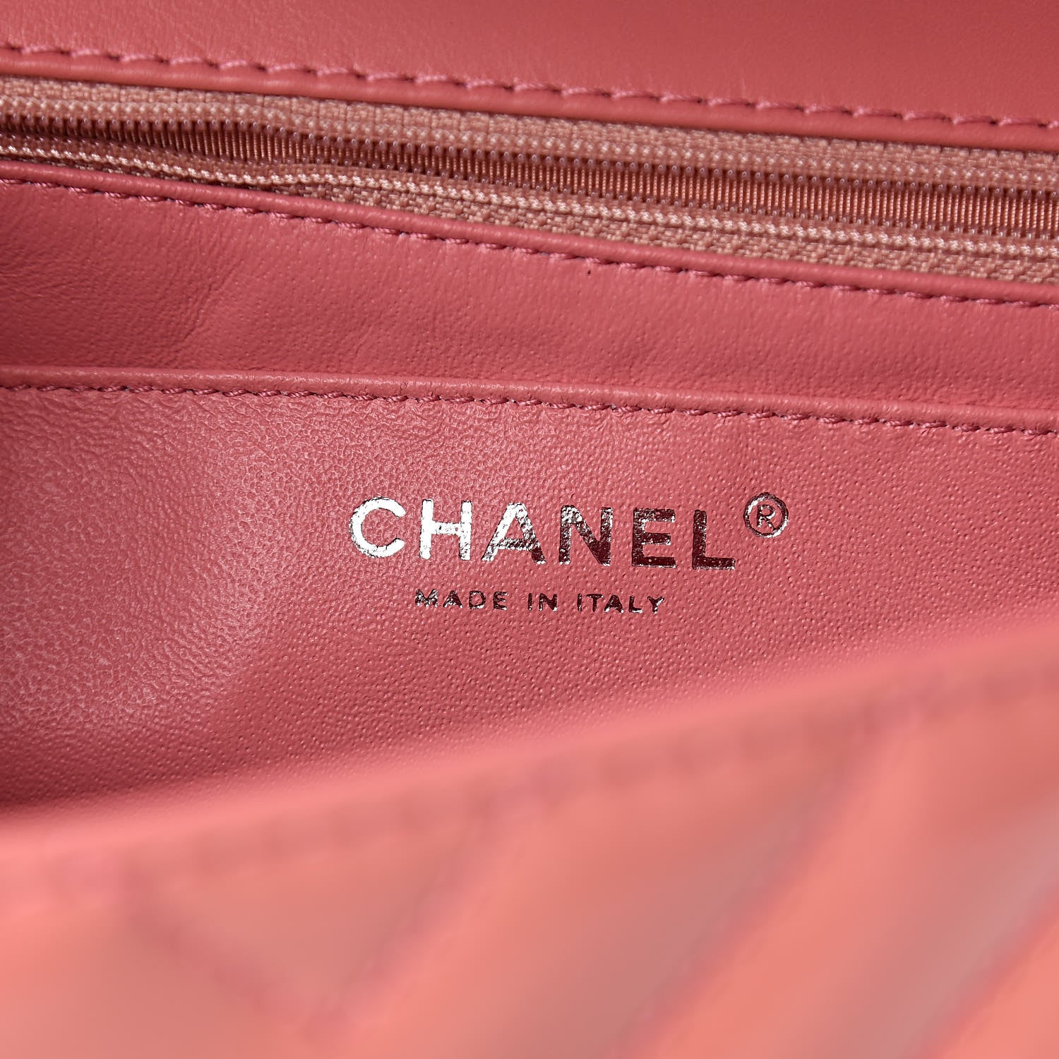 Chanel Patent Chevron Quilted Jumbo Single Flap Pink 7 of 13