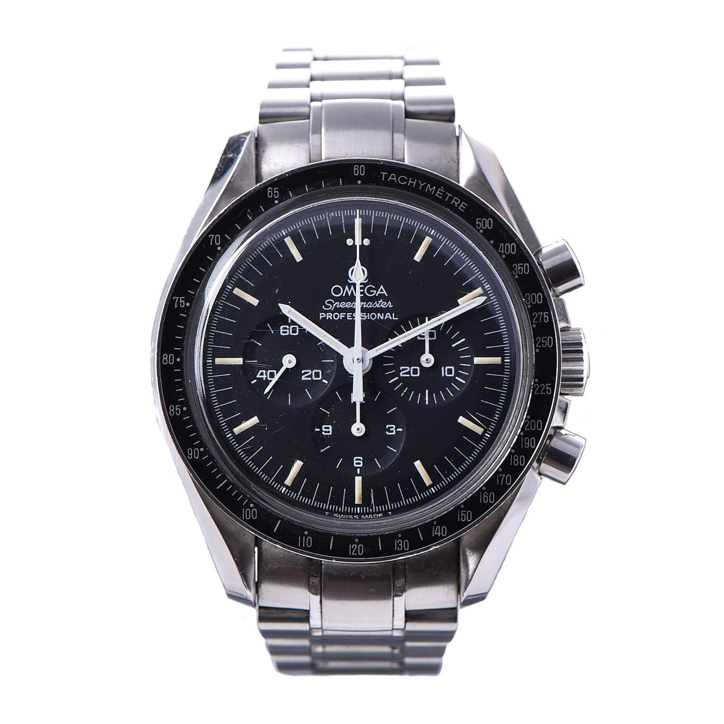 Stainless Steel 42mm Speedmaster Moonwatch Professional Chronograph Manual Winding Watch Black 3570.50.00