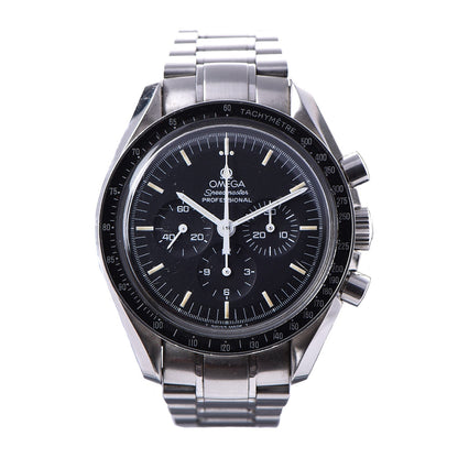 Omega Stainless Steel 42mm Speedmaster Moonwatch Professional Chronograph Manual Winding Watch Black 3570.50.00 1 of 8