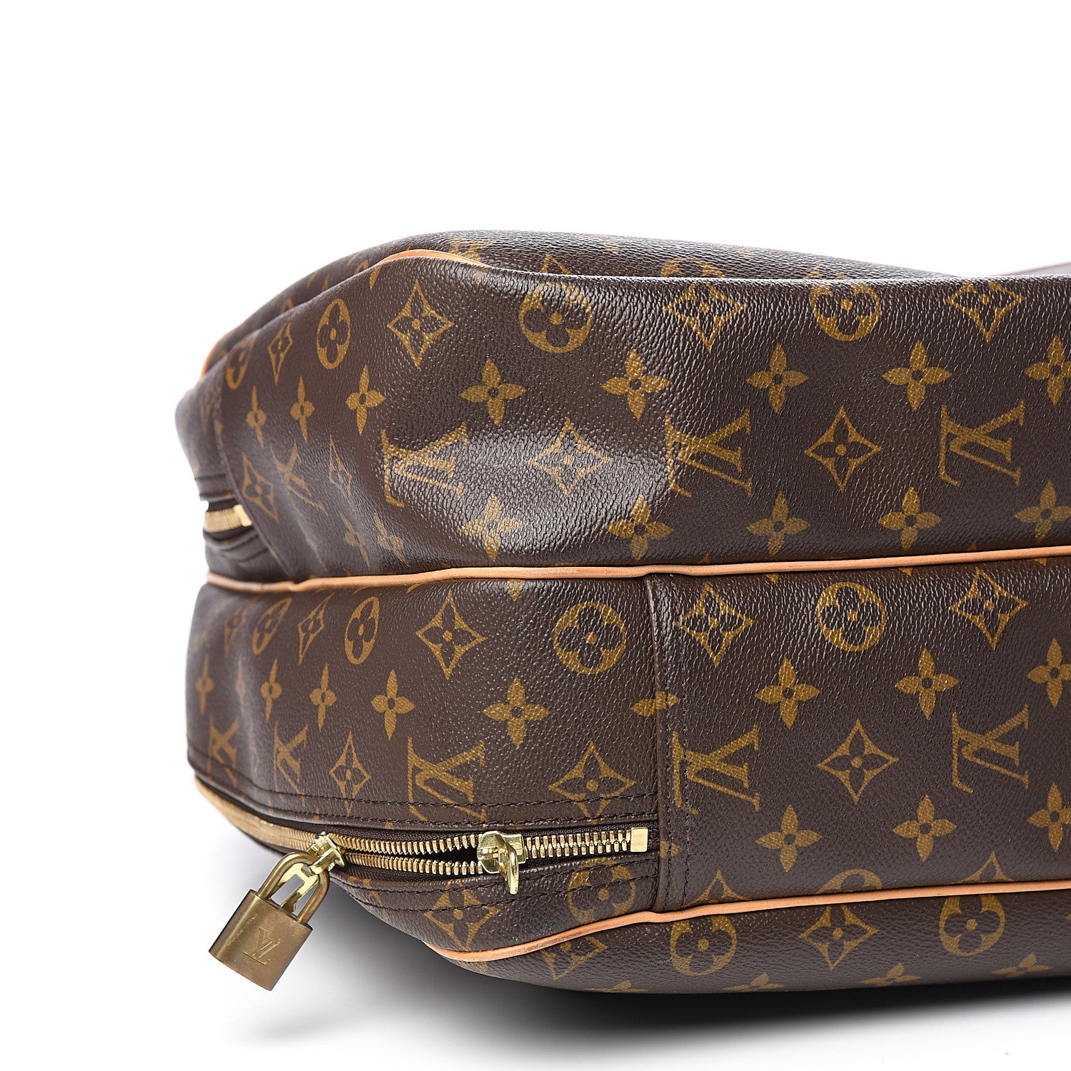 Louis Vuitton Monogram Alize 2 Compartment Luggage Travel Bag 8 of 11