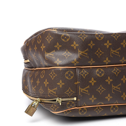 Louis Vuitton Monogram Alize 2 Compartment Luggage Travel Bag 8 of 11