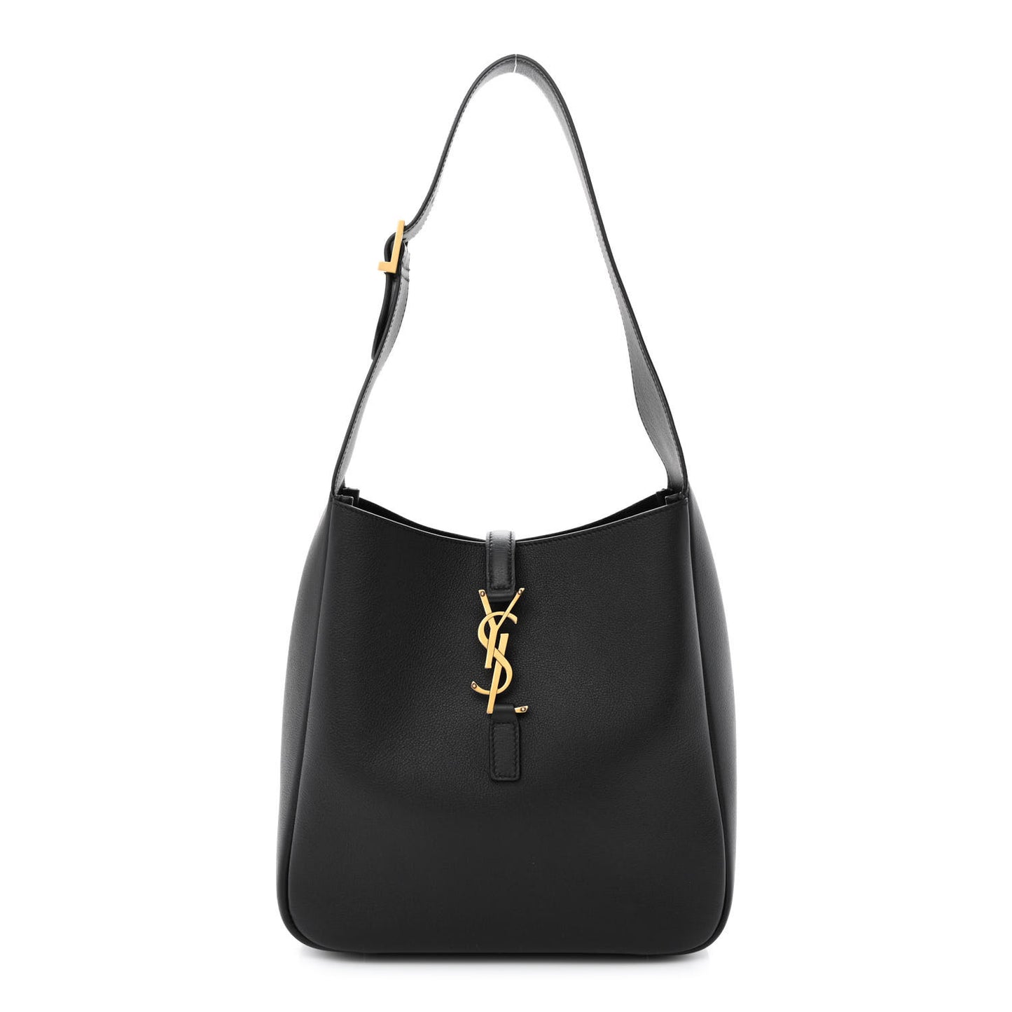 Smooth Calfskin Small Le 5 A 7 Soft Hobo Black