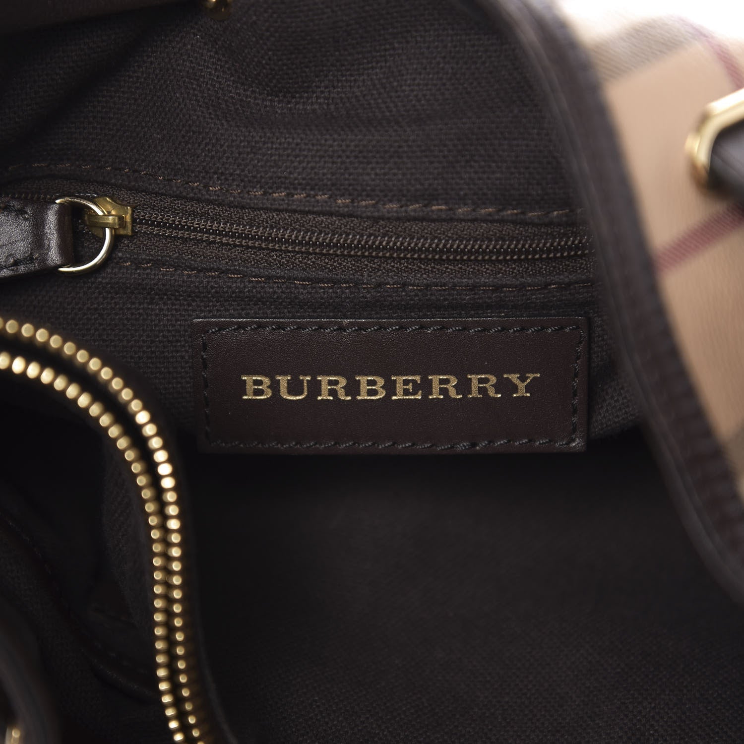 Burberry Haymarket Check Medium Walden Belted Hobo Chocolate 7 of 12