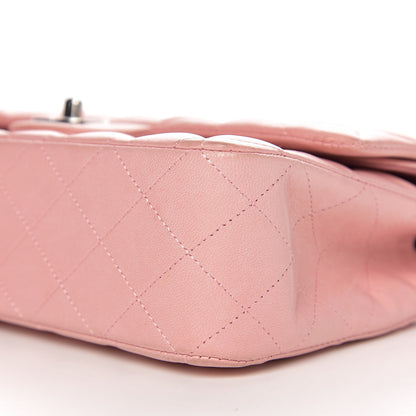 Chanel Lambskin Quilted Medium Double Flap Light Pink 8 of 13