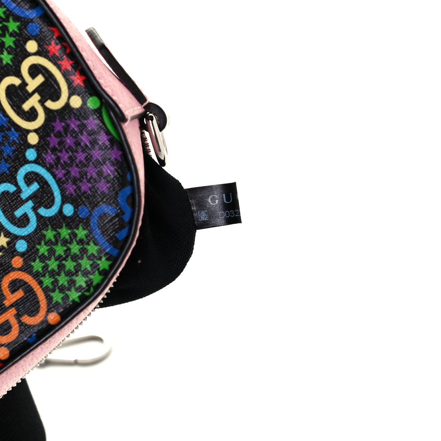 GG Supreme Monogram Psychedelic Camera Bag Pink