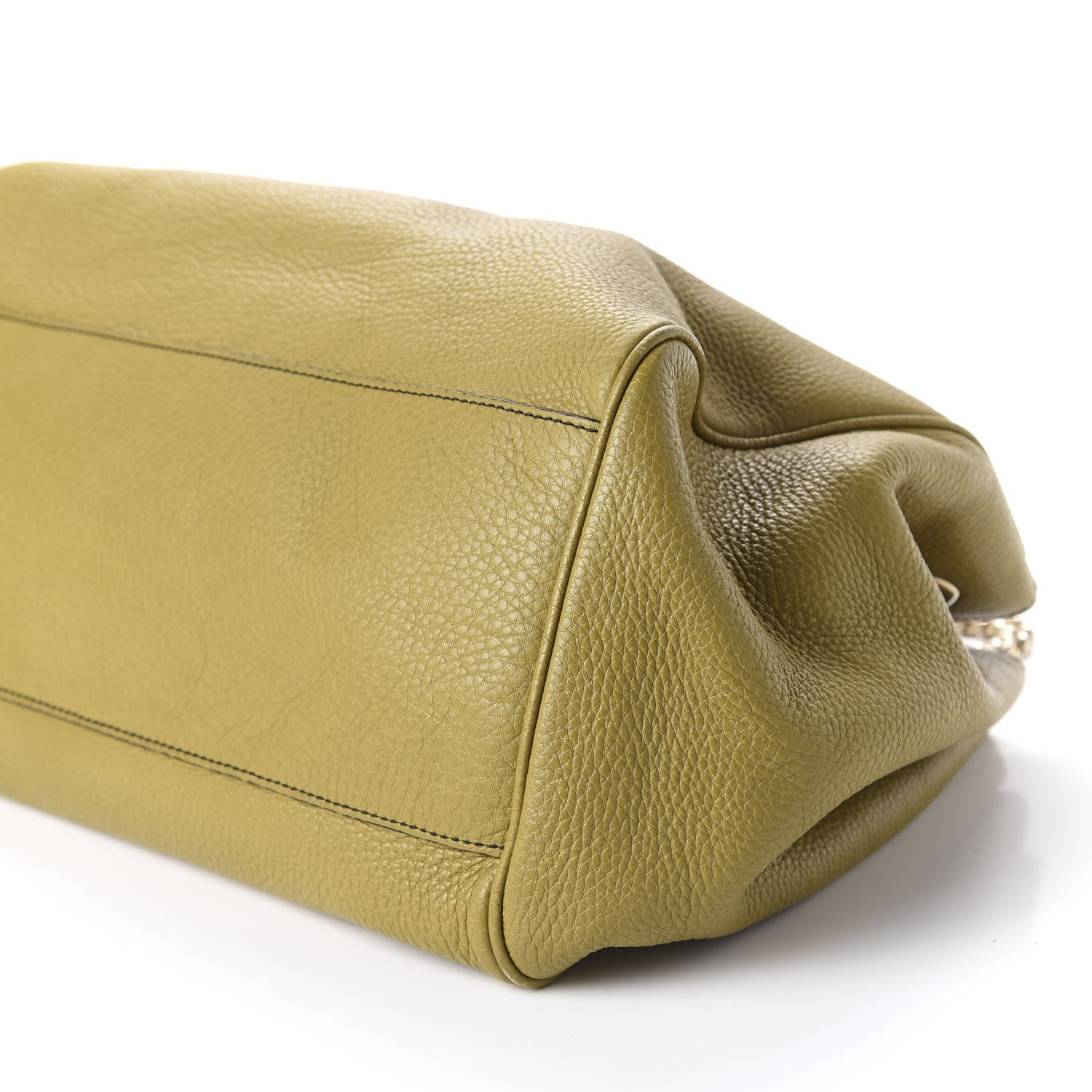 Gucci Calfskin Medium Emily Shoulder Bag Green 7 of 10
