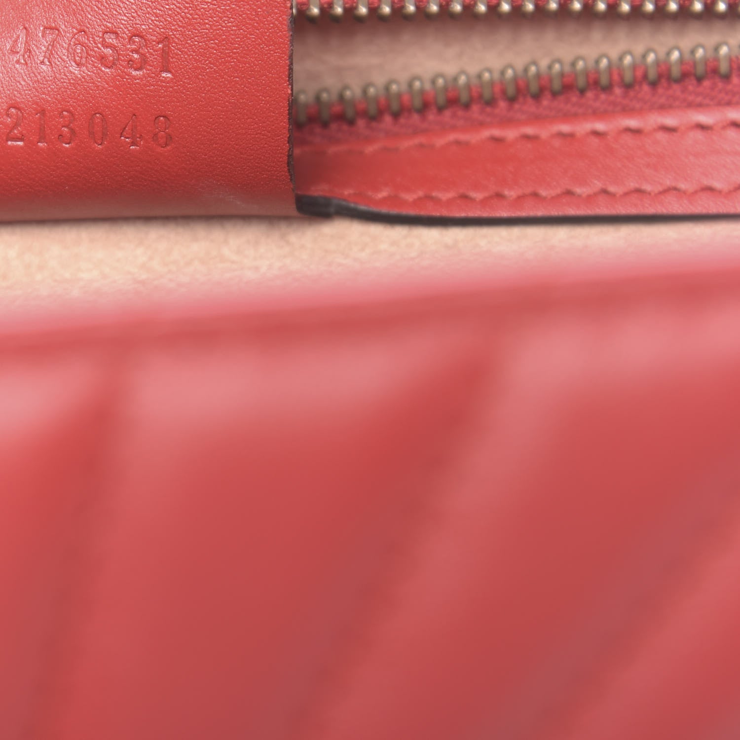 Gucci Calfskin Bamboo Trapuntata Queen Margaret Top Handle Bag Mystic White Hibiscus Red 7 of 10