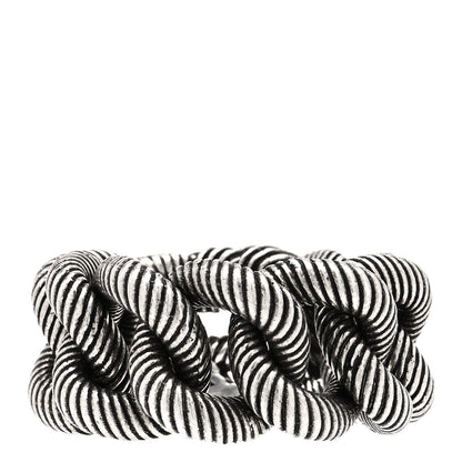 Gucci Sterling Silver Interlocking G Chain Ring 63 10.25 3 of 4