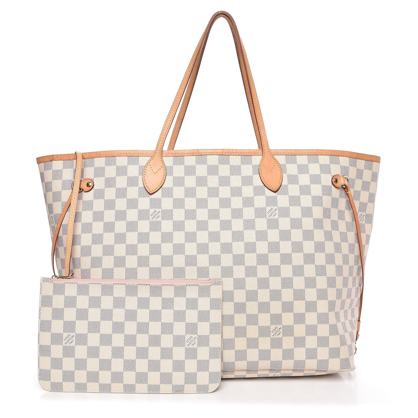 Damier Azur Neo Neverfull GM Rose Ballerine