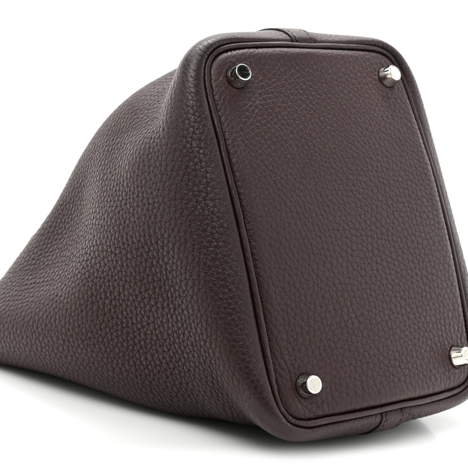 Hermes Taurillon Clemence Picotin Lock 18 PM Rouge Sellier 9 of 11