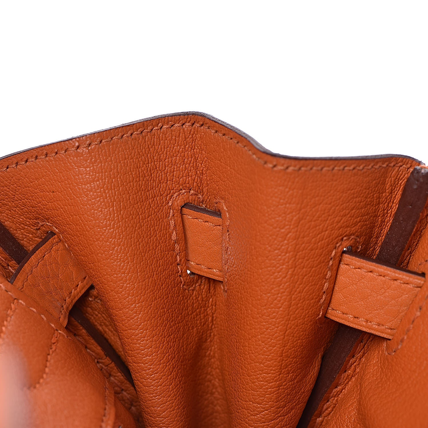 Hermes Taurillon Clemence Birkin 30 Orange 10 of 36